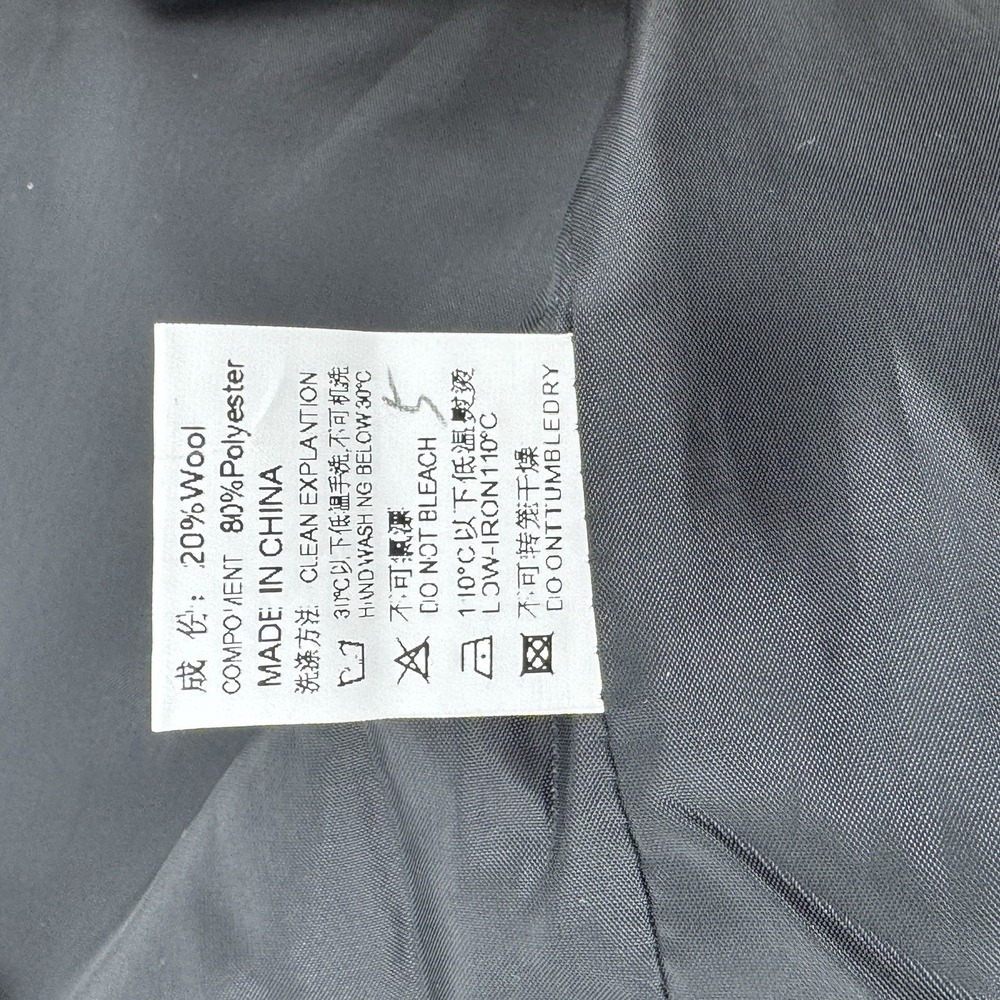 Beninos Men's L Camel Wool Blend Overcoat Classic‎ 3 Button Topcoat Pea Coat NWT - Picture 6 of 6